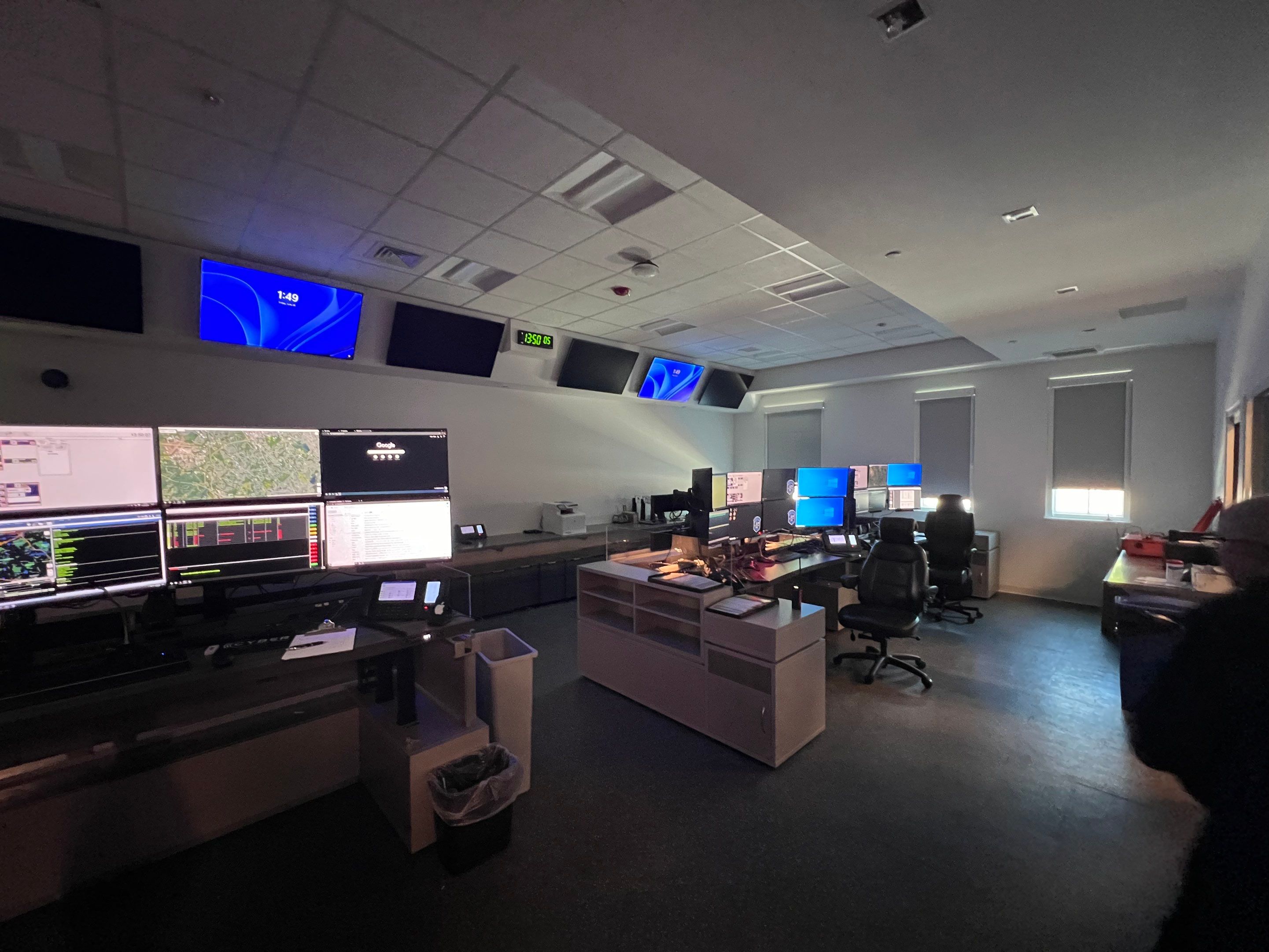 Lexington Police three console positions