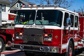Worcester fire apparatus on the street